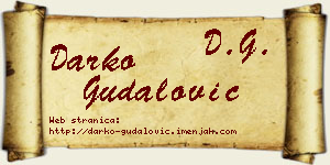 Darko Gudalović vizit kartica